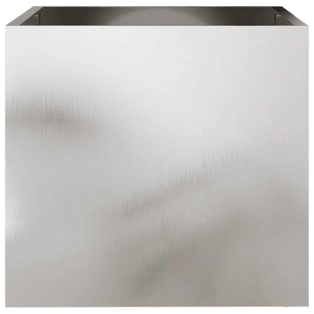Fioriera Argento 42x40x39 cm in Acciaio Inox 841555