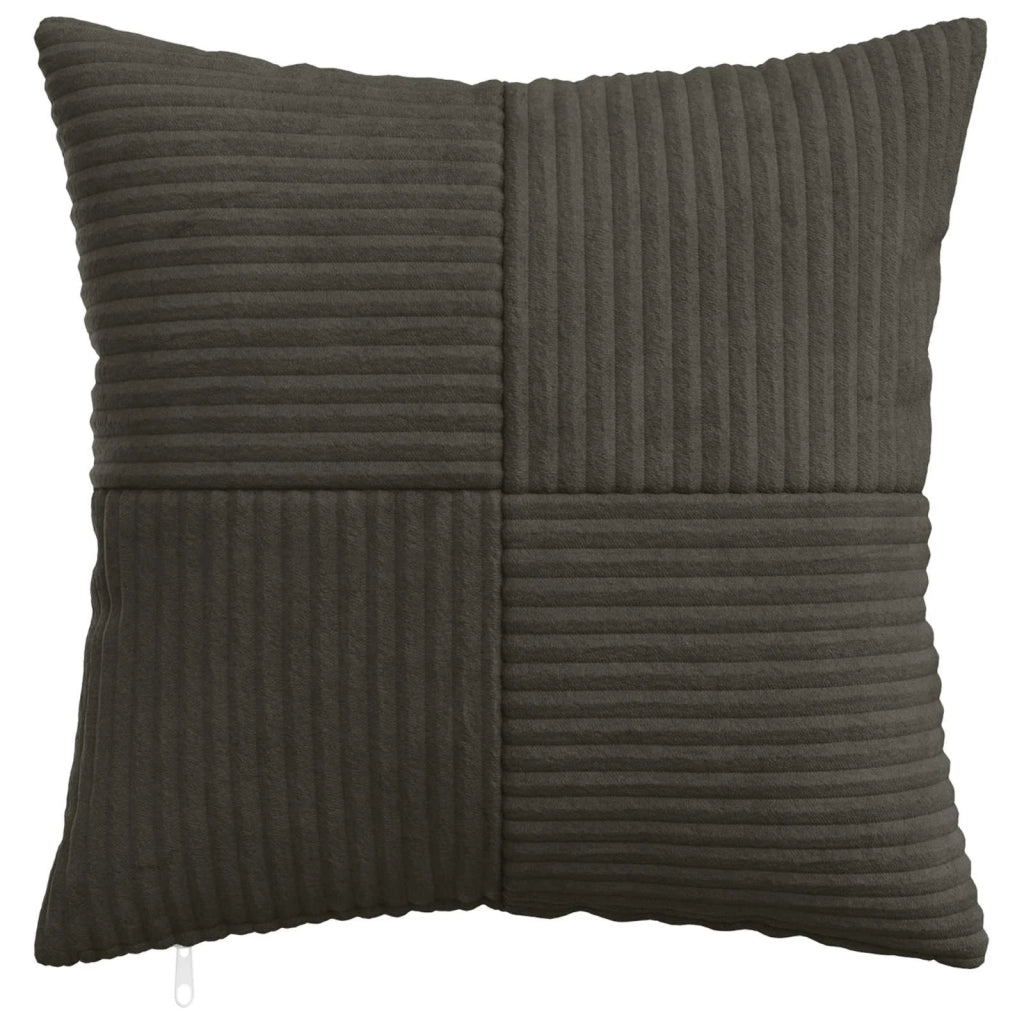 Federa 2 pcs ALMELO Antracite 30 x 30 cm corduroy 913873