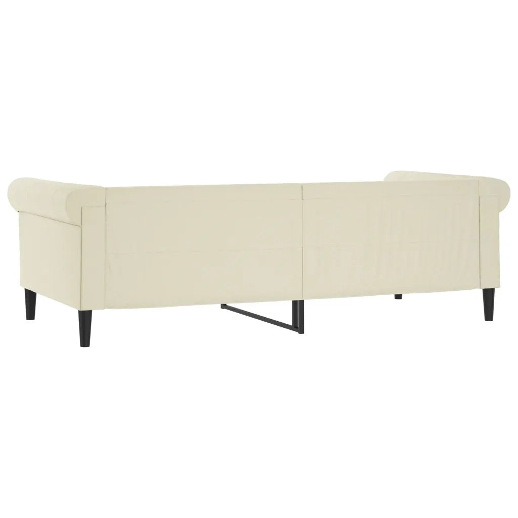 Letto da Giorno Crema 80x200 cm in Similpelle