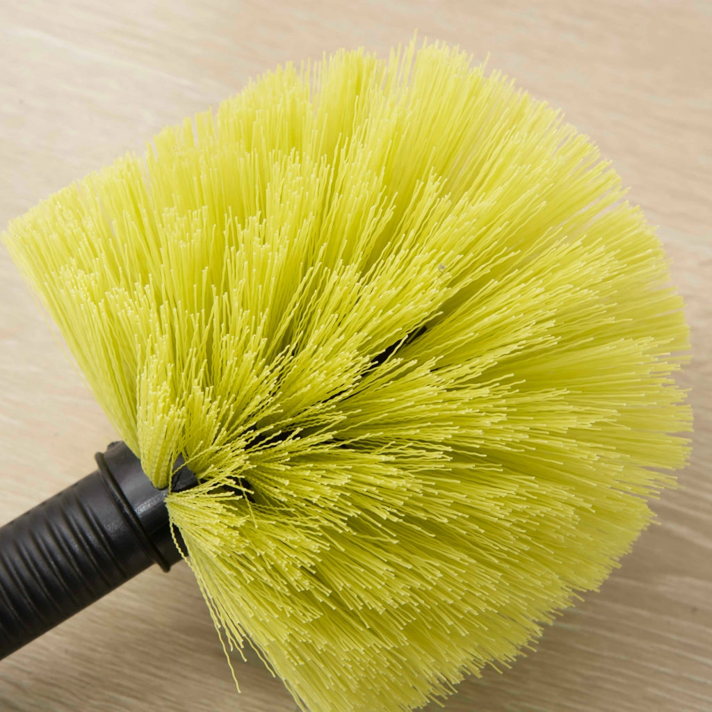 Kit Pulizia Casa e Ufficio ¨C zephmum ¨C Asta Allungabile, Spolverino Ragnatele, Microfibra, Ventilatore Soffitto, Giallo e Grigio