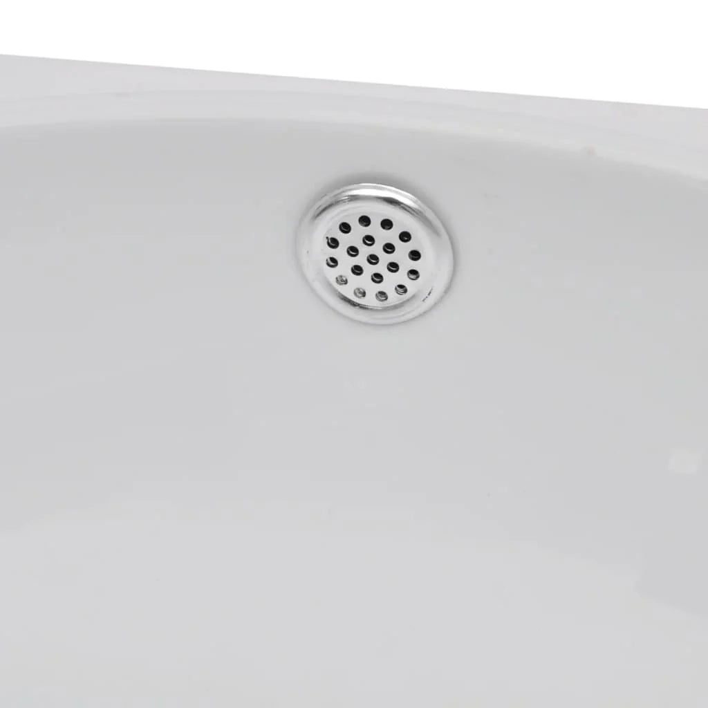 Lavandino da bagno in ceramica bianca 41 x 28 cm con foro troppo pieno 02_0002492