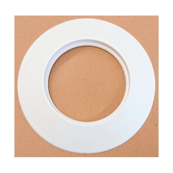 Rosone bianco  in silicone DN  100 mm  d. esterno  170 mm. canna fumaria pellet