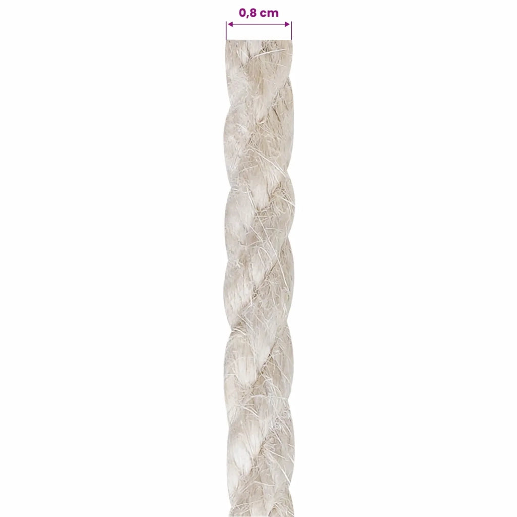 Corda di Juta 8 Bianco 100% juta Tossa 42011661