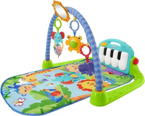 Trappel e Giocattolo con Pianoforte Musicale e Giocattoli per Bambini - Mat di Attività HBB73
