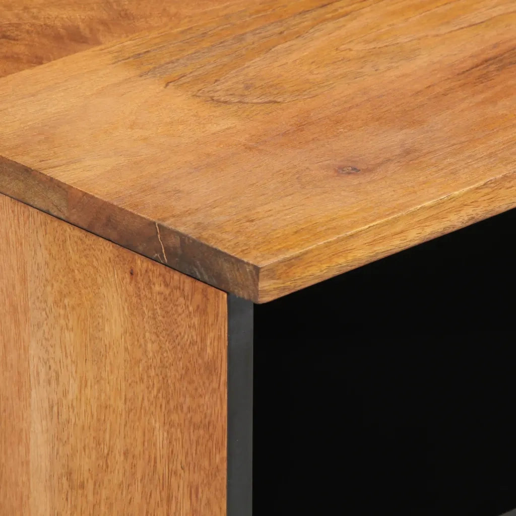 Mobile Porta TV 100x33x46 cm in Legno Massello di Mango