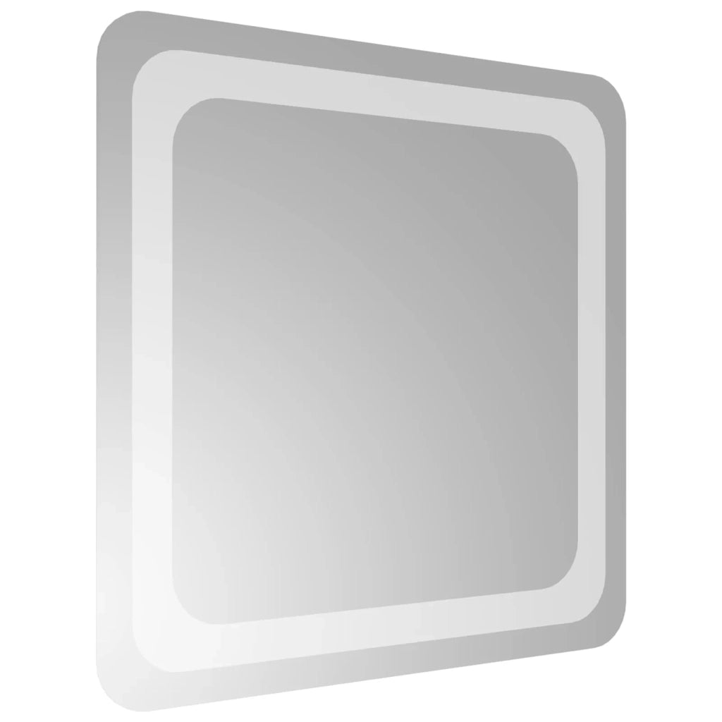 Specchio da bagno LED Trasparente 40 x 40 cm vetro temperato 42045826