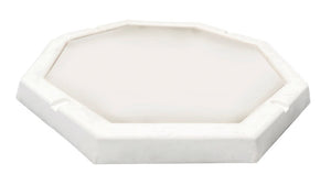 Piatto Doccia Ottagonale da Esterno Giardino 80 cm Arkema Bianco