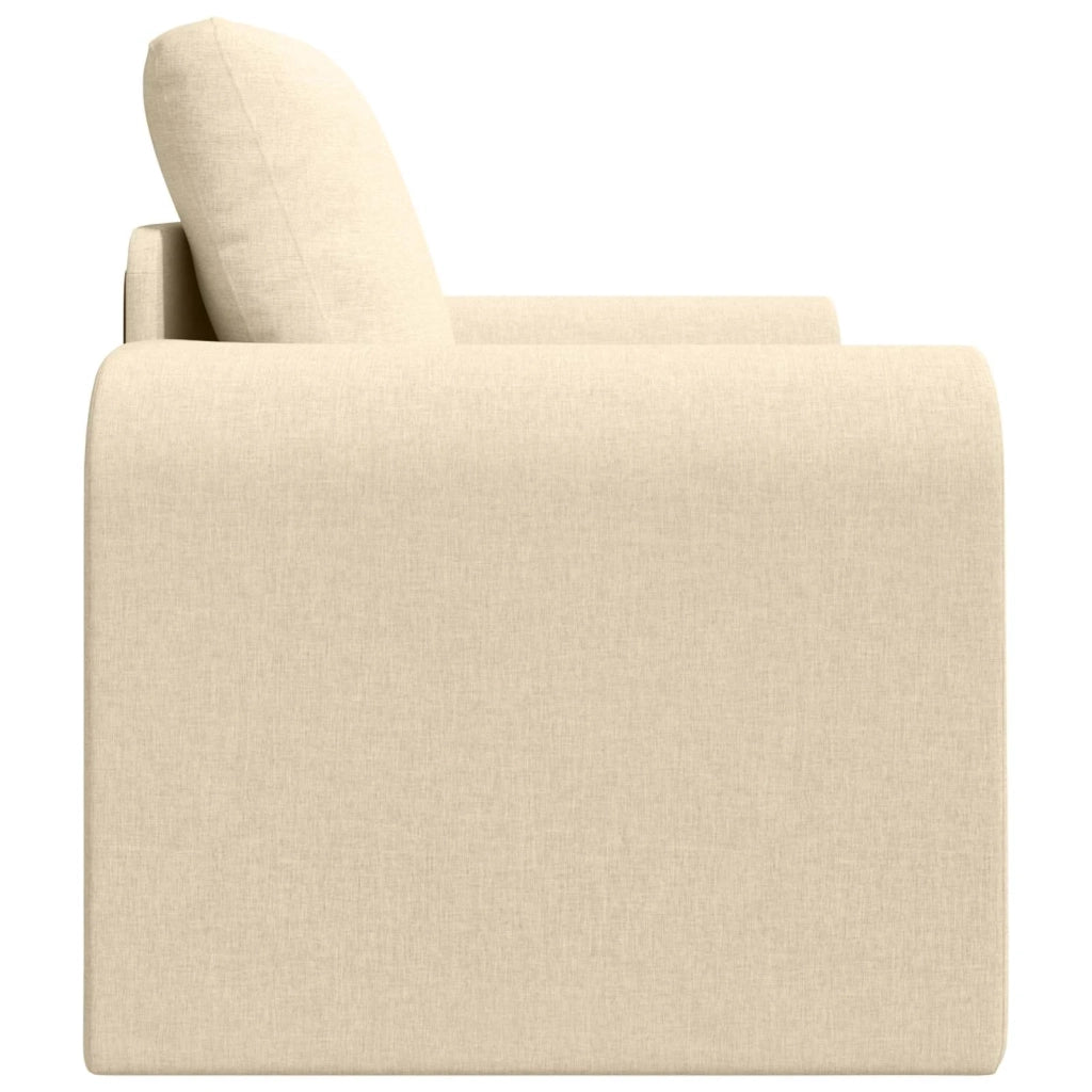 Divano letto Crema 98 x 71 x 83 cm Tessuto 4106661