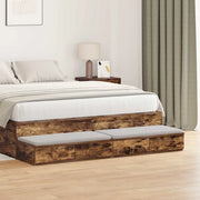 Cassetti per letto Rovere fumé 160 x 36,5 x 16,5 cm 866975