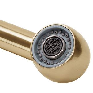 Rubinetto Da Cucina Rea Troy Oro Spazzolato