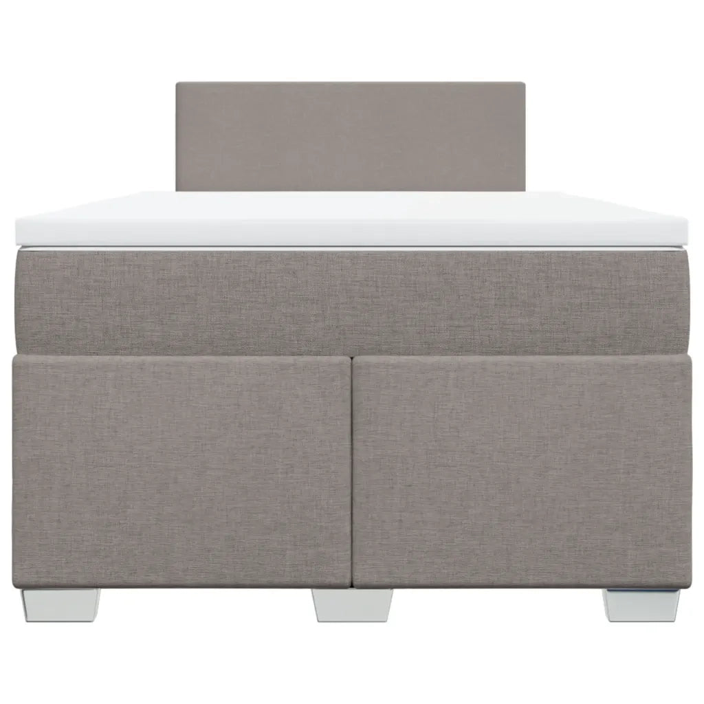 Giroletto a Molle con Materasso Tortora 120x200 cm in Tessuto 3285852