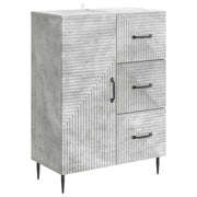 Credenza con cassetto Grigio Cemento 66 x 34,5 x 89,5 cm