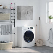 Mobile a Parete Grigio Cemento 60x31x60 cm in Legno Multistrato 829984