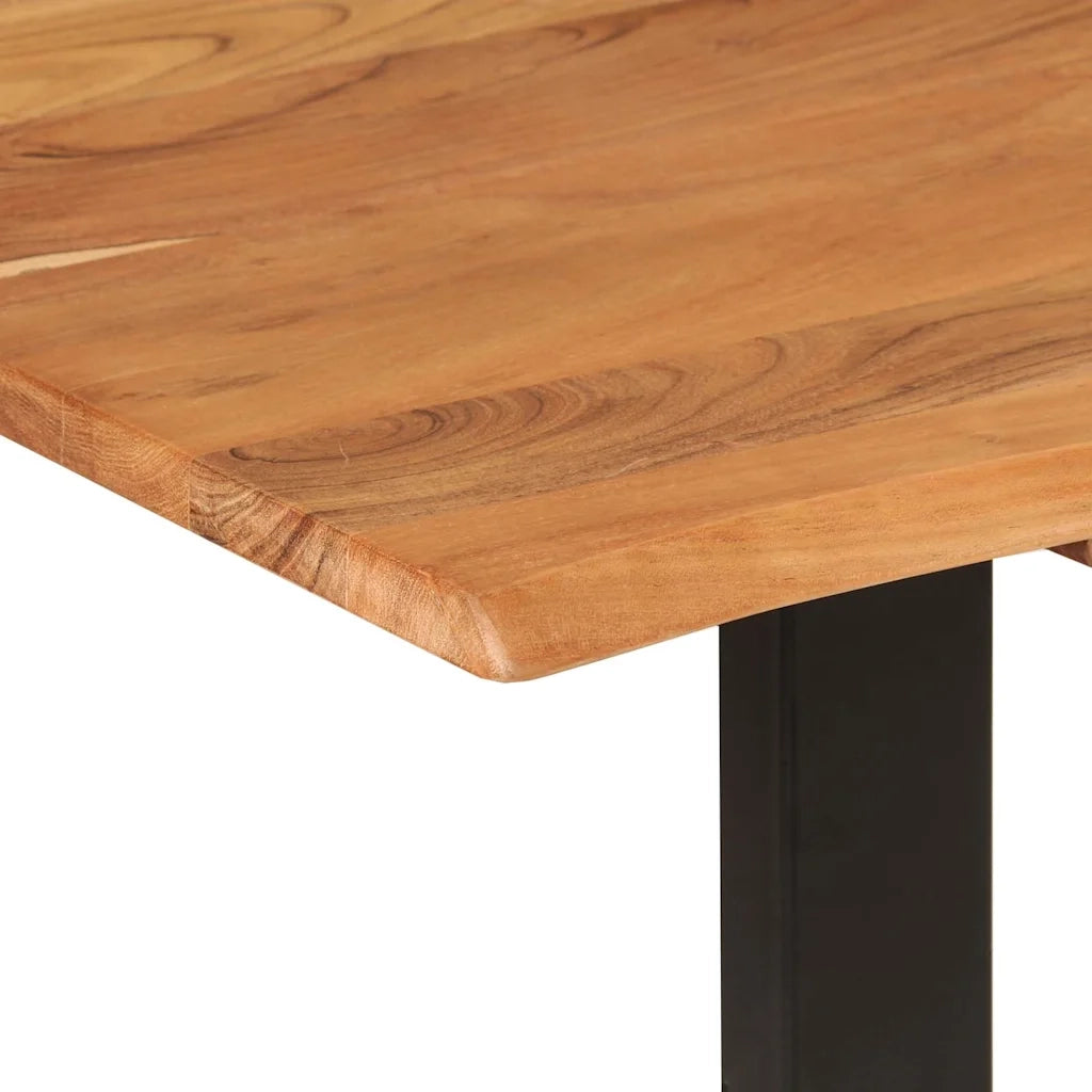 Tavolo da Pranzo | Tavolo da cucina 154x80x76 cm in Legno Massello di Acacia