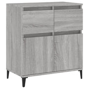 Credenza | Madia | Buffet da pranzo | Armadio da pranzo Grigio Sonoma 60x35x70 cm in Legno Multistrato