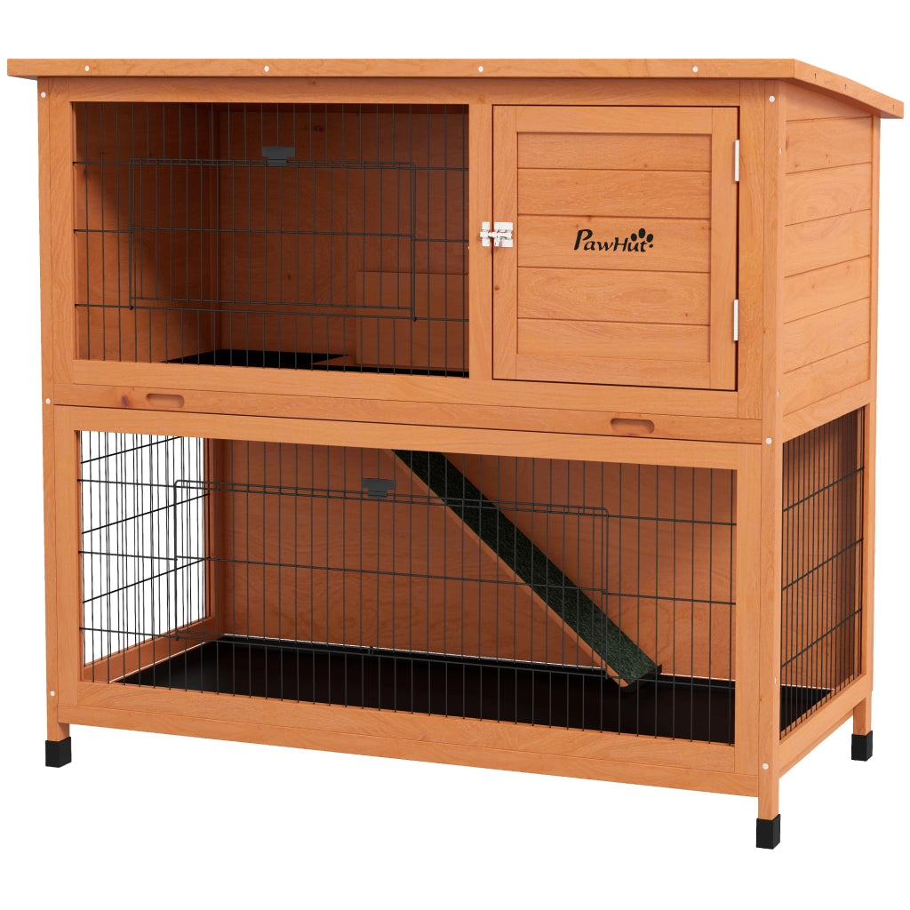 Casetta per Animali Domestici ¨C zephmum ¨C 123x63x112 cm, Arancione