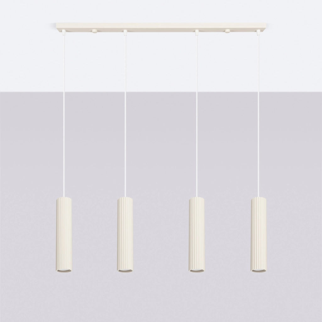 Lampada a sospensione KARBON 4L beige