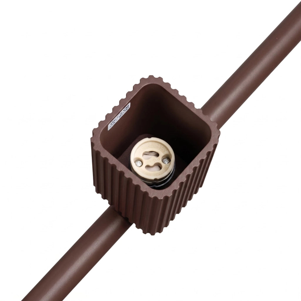 Lampadario RAYO 4 marrone