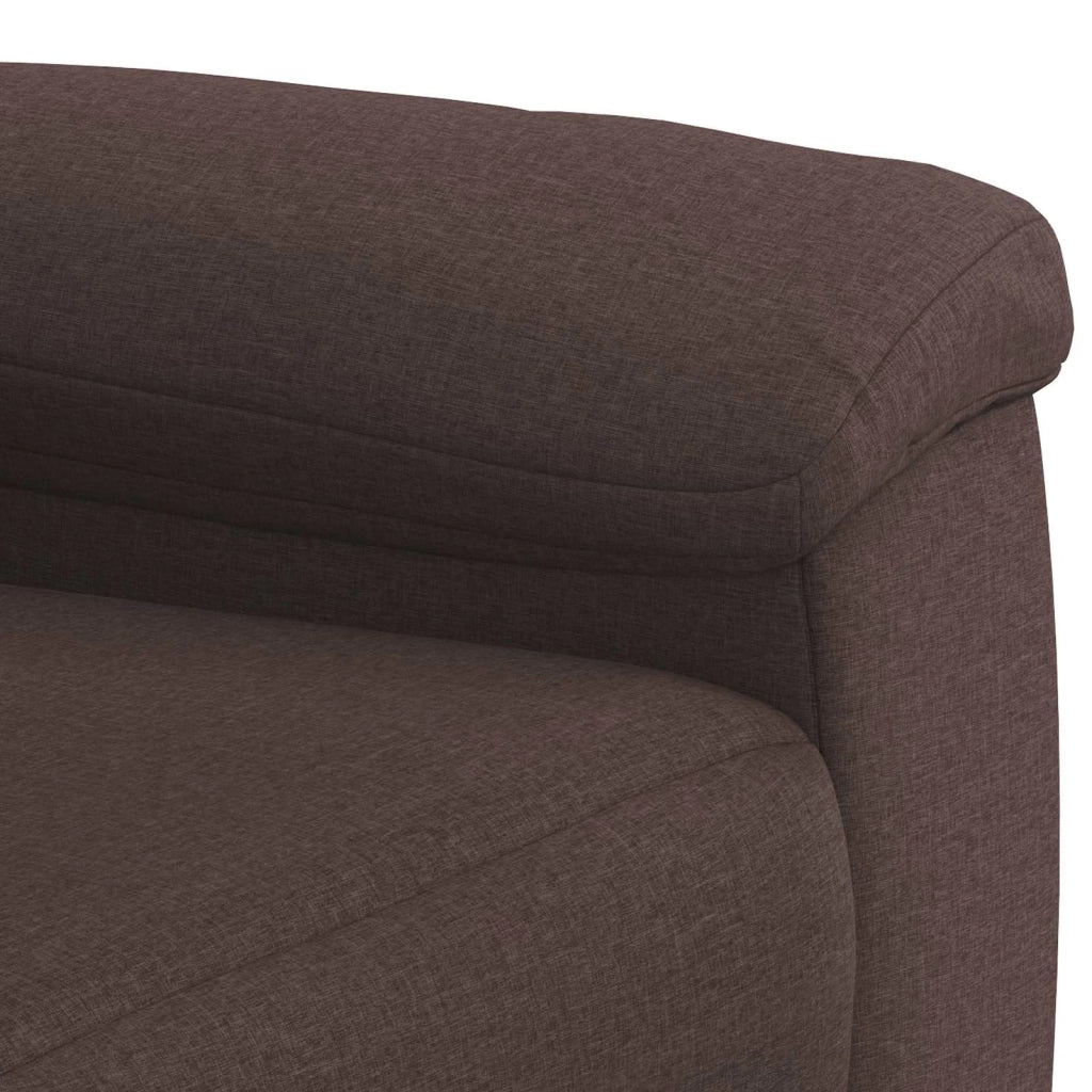Set di divani 3 pcs Marrone Scuro Tessuto 3430670