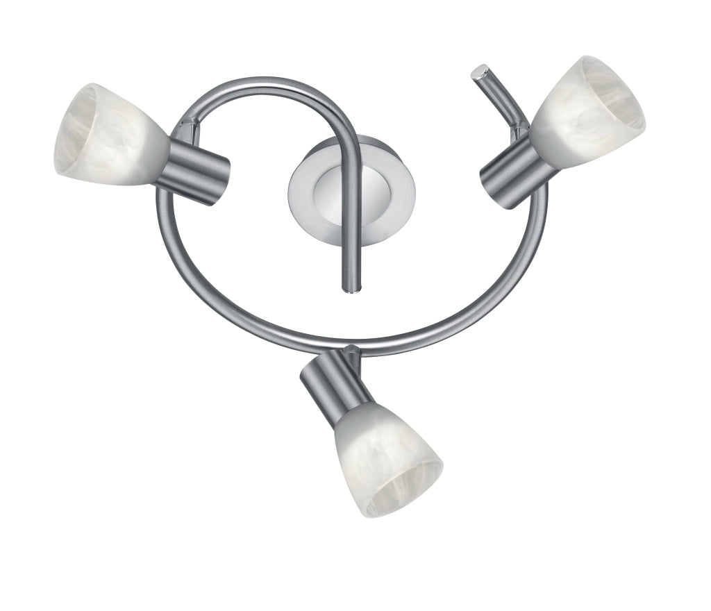 Faretto da Interno a LED in Metallo Nickel Opaco