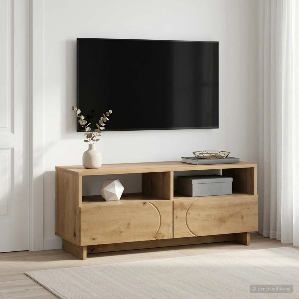 Supporto TV 90 x 34.5 x 40 cm Rovere Artigianale 8011476