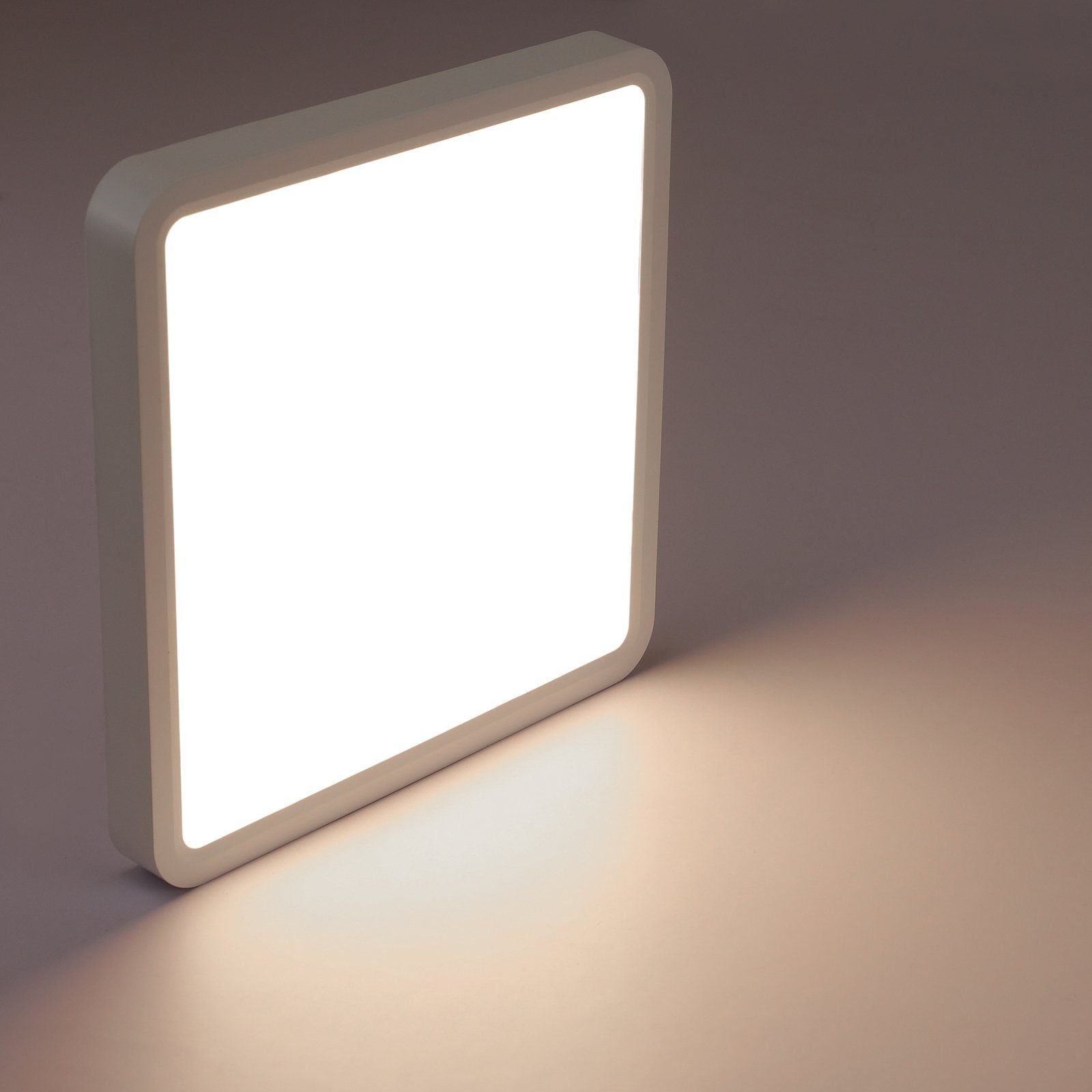 ZMH Lampada da soffitto LED piatta 23cm 18W IP20 bianco neutro per cucina camera letto corridoio