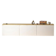 Marazzi, Mobile Porta tv 3 Ante, 160x32x35h cm Bianco