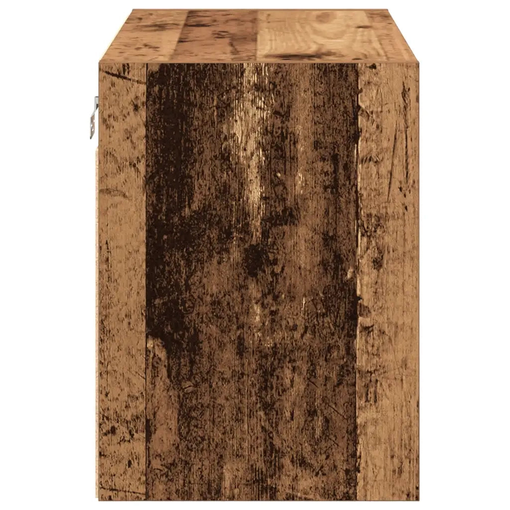 Pensile per Garage Legno Antico in Legno Multistrato 860657