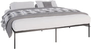 Letto in metallo Fargo nero,200x200x42 cm