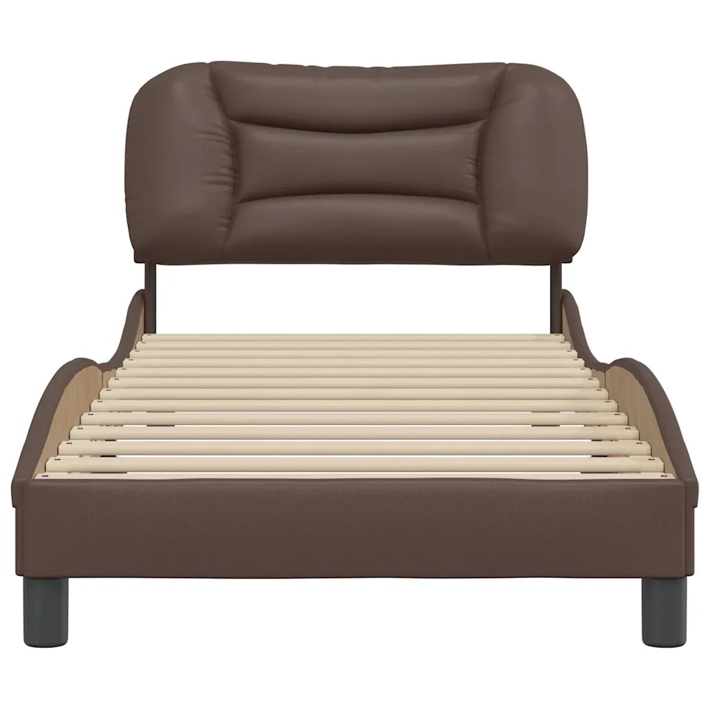 Giroletto senza Materasso Hvar Marrone 90x200 cm in Similpelle 3207976