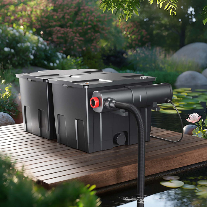 Filtro a camera per laghetto CBF-350B per filtrazione di max 60.000 l