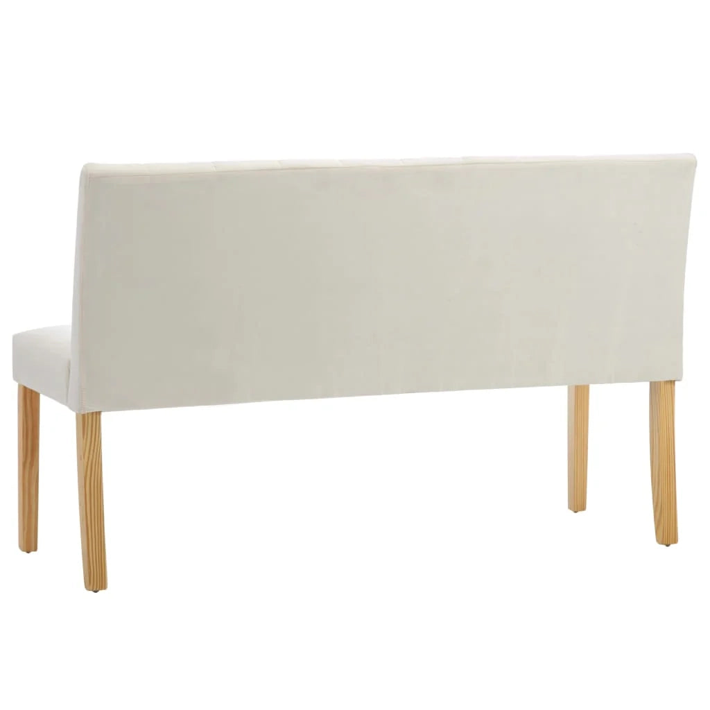 Panca/panca in velluto crema 140 cm 02_0010741