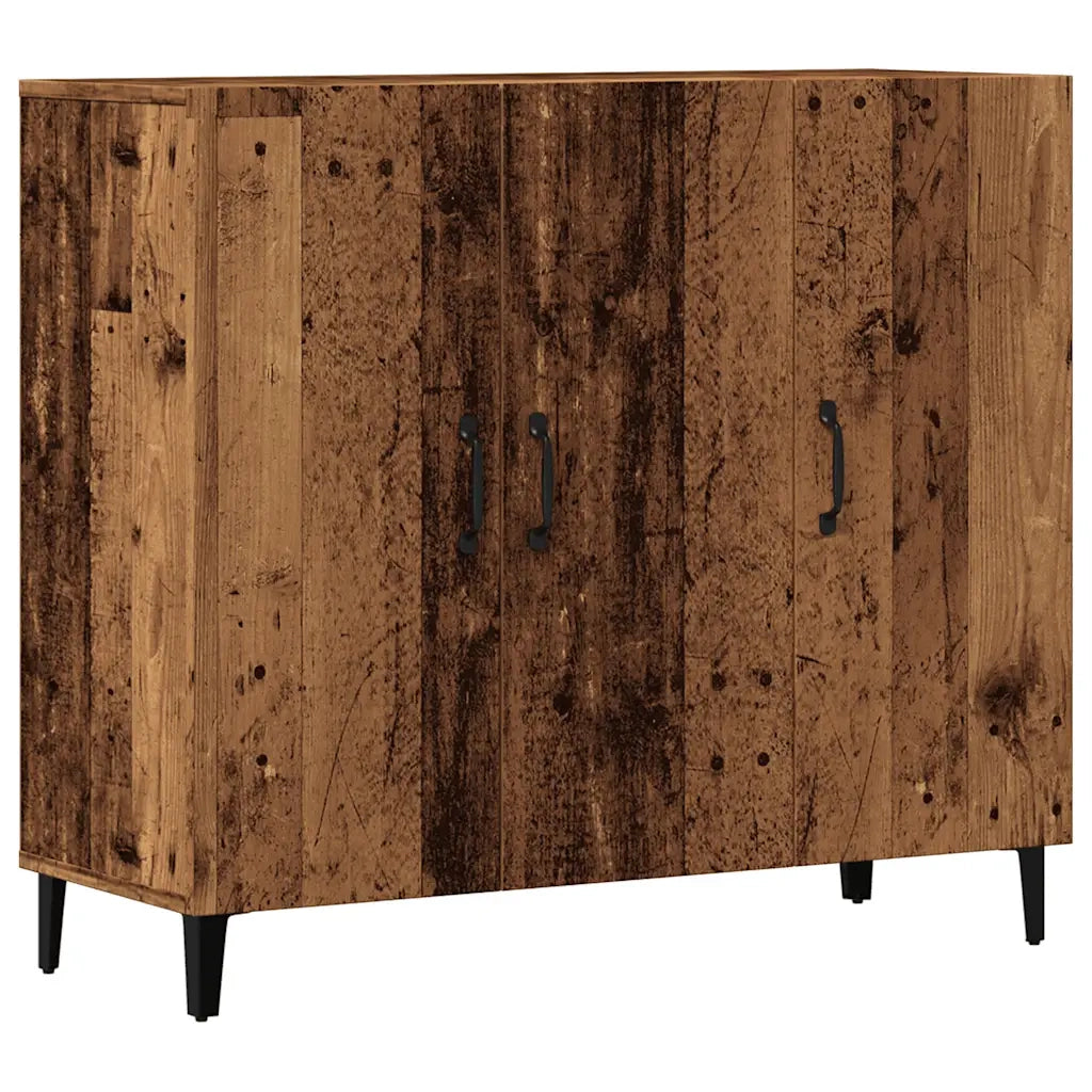 Credenza Legno Antico 90x34x80 cm in Legno Multistrato 856892