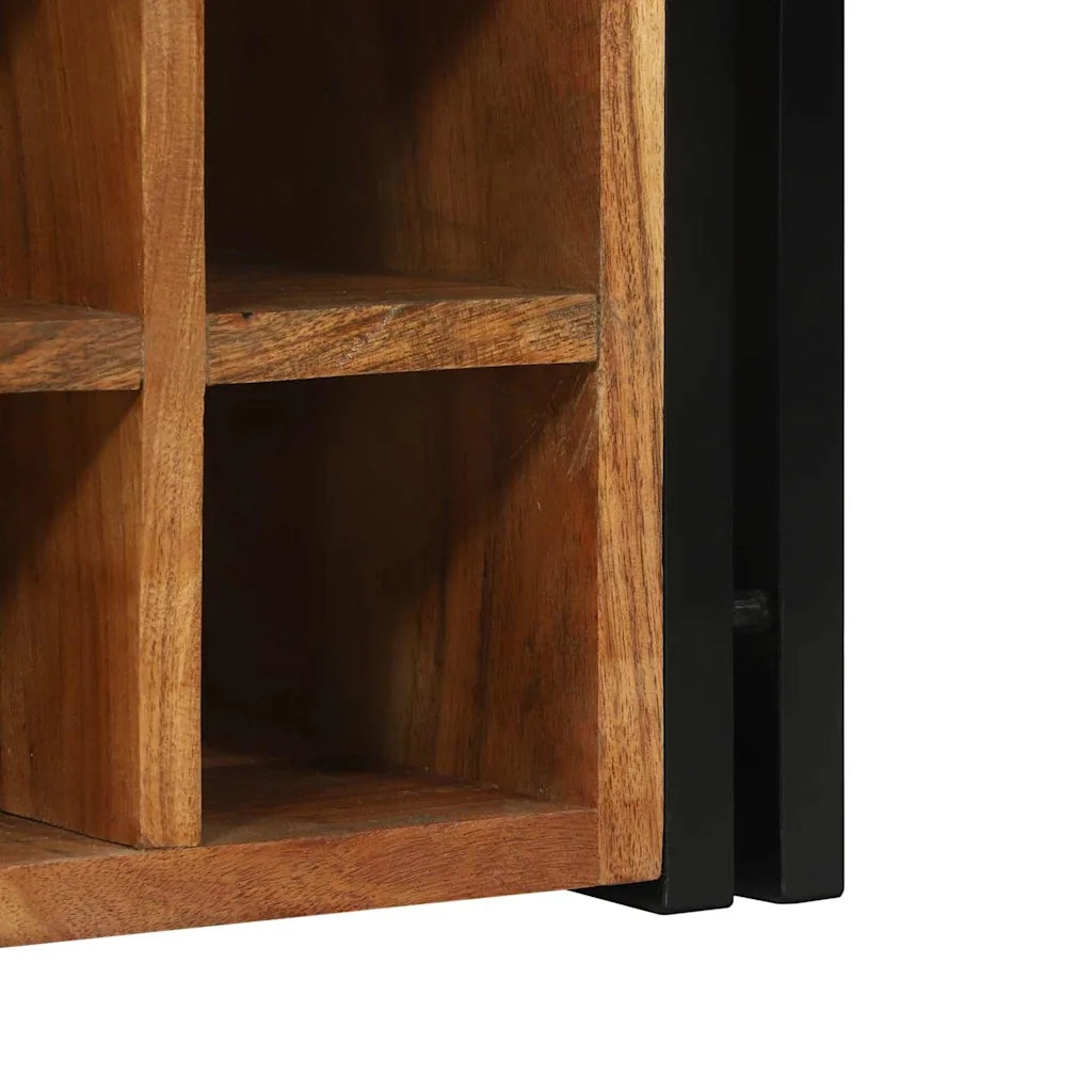 Portabottiglie 35 x 35 x 39 cm Legno di Acacia Massello 4016756