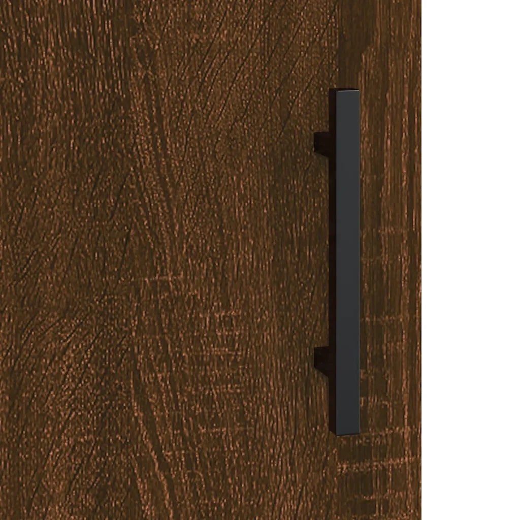 Mobile a Parete Rovere Marrone 69,5x34x90 cm 828507