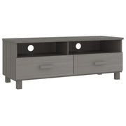 Mobile TV | Armadietto TV | Mobile Porta TV Grigio Chiaro 106x40x40 cm in Massello di Pino