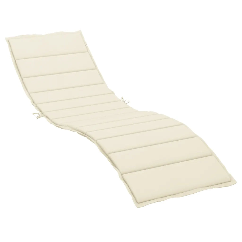 Cuscino per sedie | Cuscino per Lettino Crema 200x70x3 cm in Tessuto Oxford