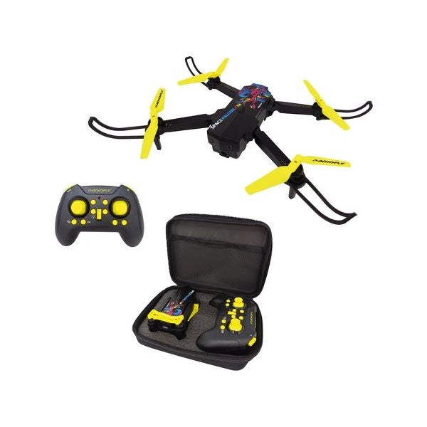 Drone ods 40032 radiofly space falcon 8 funzioni rc 2,4 ghz nero e gia