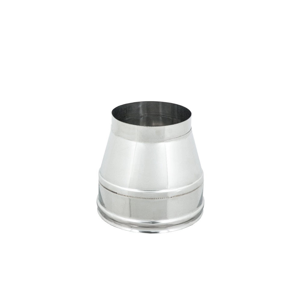 Fumaiolo terminale da 200-250mm conico inox doppia parete