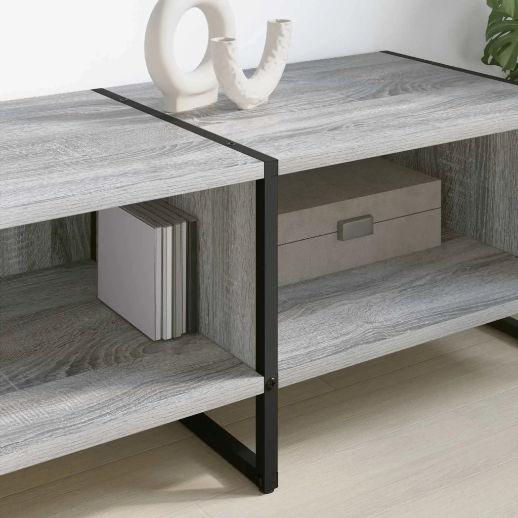 Mobile TV Grigio Sonoma 170,5 x 36 x 30,5 cm Legno multistrato 886519