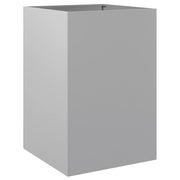 Fioriera | Cassetta per fiori | Vaso Argento 52x48x75 cm in Acciaio Zincato