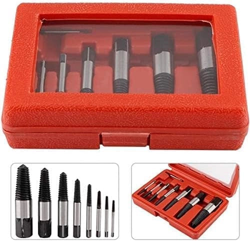 KIT 8 ESTRATTORI CONICI PER VITI BULLONI SPEZZATE PRIGIONIERI ESTRATTORE CONICO