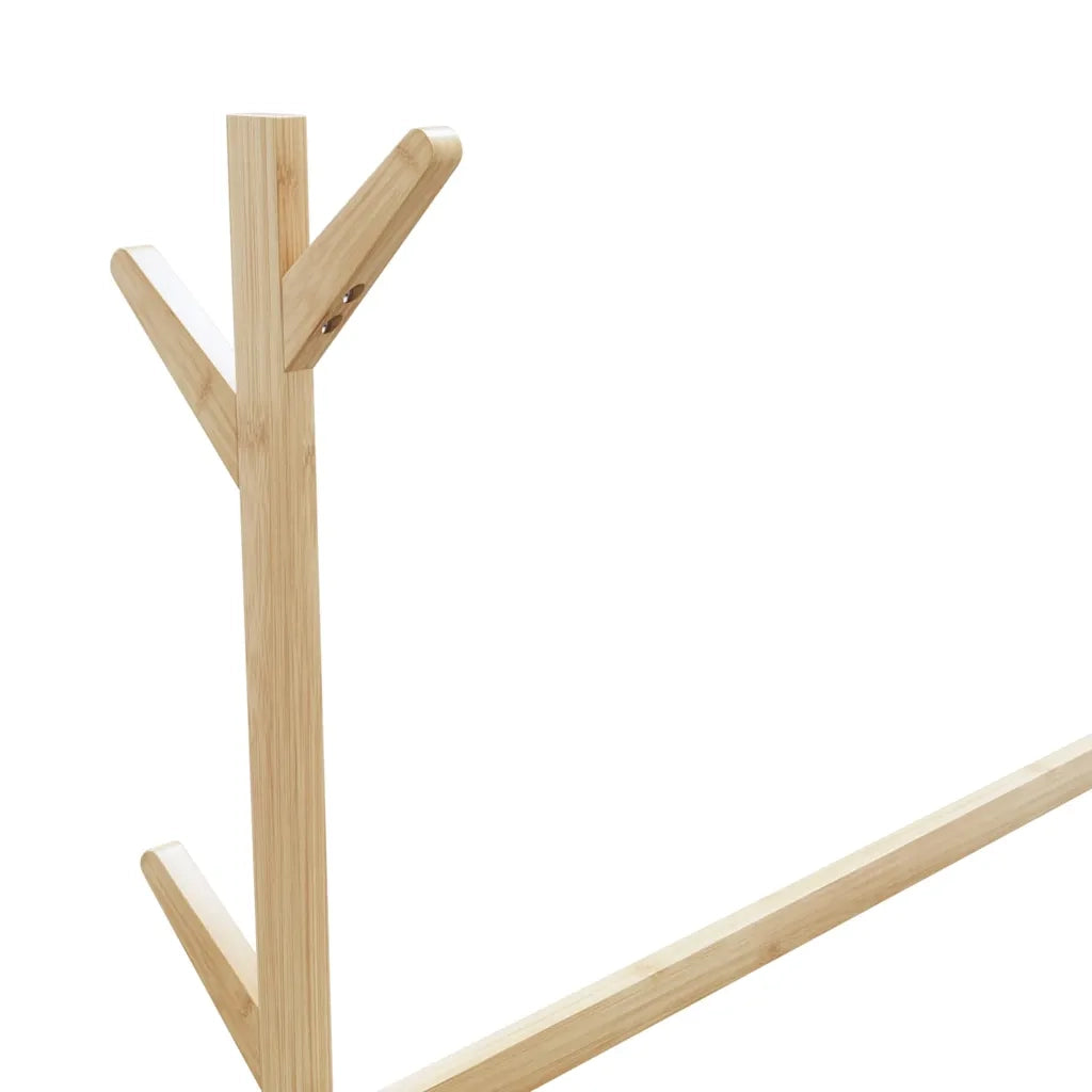 Appendiabiti con Ganci e Ruote 100x35x157 cm in Bamb¨´ CFW7635844