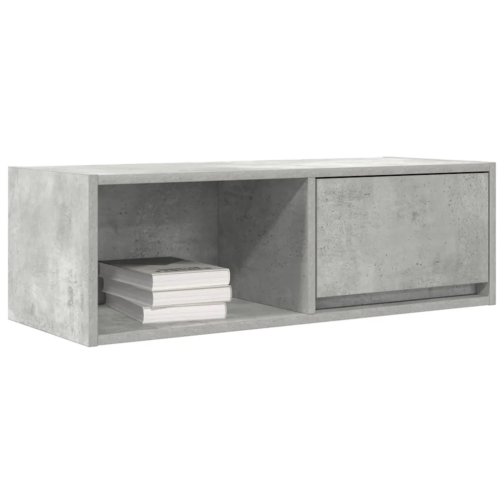 Mobili TV 2 pz Grigio Cemento 80x31x25,5cm in Legno Multistrato 861461