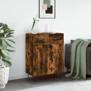 Credenza-Buffet-Armadio da cucina Rovere Fumo 69,5x34x90 cm in Legno Multistrato 572617