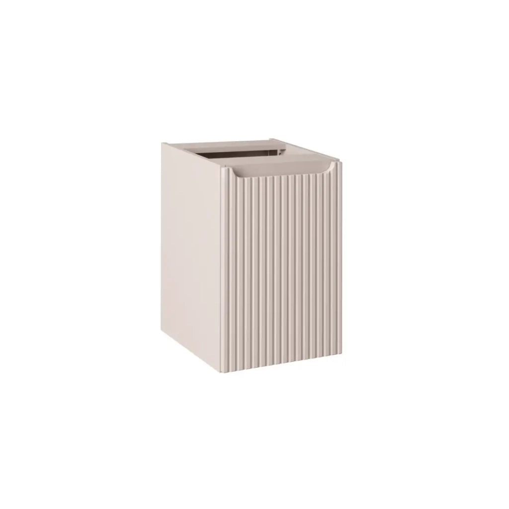 Mobile contenitore VANO con cesto per la biancheria - Marrone congo - L40 × P39 × H57 cm - Bagno
