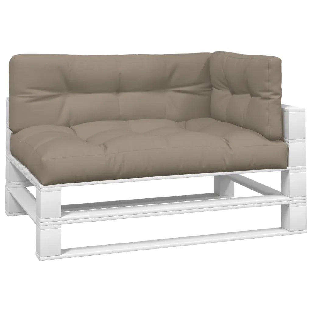 Cuscini per Pallet 3 pz Tortora in Tessuto 360763