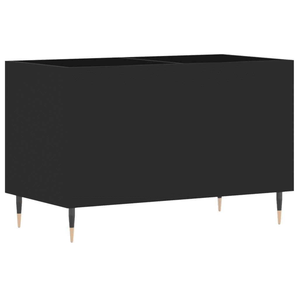 Mobile Porta Dischi Nero 74,5x38x48 cm in Legno Multistratocod mxl 126986