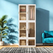 Garderoba Opvouabile - Transparente - 10 Comparti - 6 Porte - Opvouibile