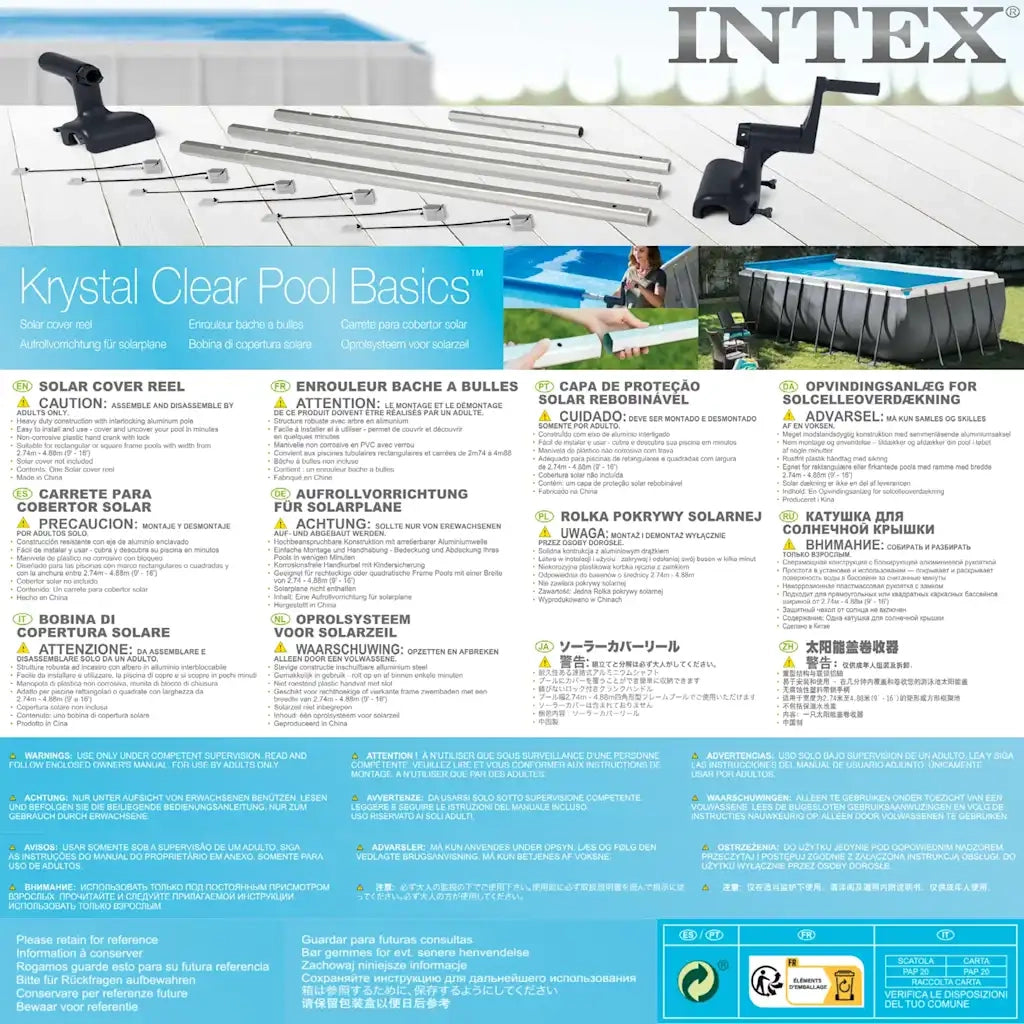 INTEX Bobina per Copertura Solare 28051 3202795